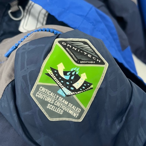 Columbia Blue Waterproof Jacket Size 4/5 - Picture 6 of 11